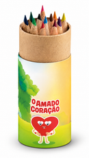 LÁPIS DE COR KIDS (12 CORES)